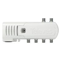 усилитель televés телевизионный 1/5 552340 квартирный в блистере  фото