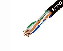 кабель для компьютерных сетей  ripo   utp4cat5e 24awg cu ripo уличный черный,  за 1 метр  фото