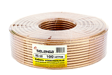 кабель коаксиальный rg6 selenga силиконовый, pvc (1.02mm cca+4.8mm fpe+al foil+128*0.12mm cca wire+6  фото