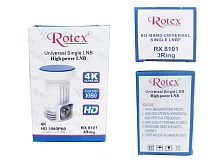 конвертер на 1 выход rotex линейной поляризаци универсальнй для мтс/телекарта/триколор 75/ hotbird13  фото